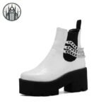 Bottes Gothiques Plateforme Chaîne Chelsea — Univers Gothique (vue 4)