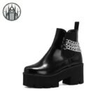 Bottes Gothiques Plateforme Chaîne Chelsea — Univers Gothique (vue 6)