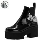 Bottes Gothiques Plateforme Chaîne Chelsea — Univers Gothique (vue 7)