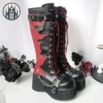 Bottes Gothiques Plateforme Synthétique — Univers Gothique (vue 2)