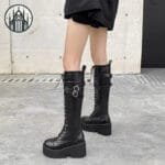 Bottes Gothiques Hautes: Confort Durable Et Style Unique