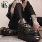Bottes Gothiques Punk: Livraison Offerte! - 36
