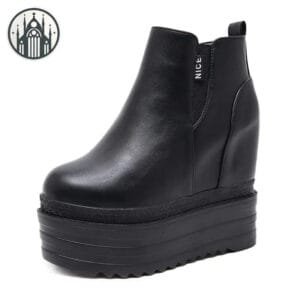 Bottes Gothiques Ultra-résistantes: Livraison Offerte! - Haute Bottine / 34