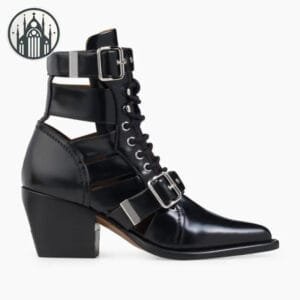 Bottine Gothique En Cuir De Vache - Guide Des Tailles Excitant! 3 Bottine Gothique En Cuir De Vache - Guide Des Tailles Excitant! - 34