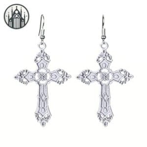 Boucles D’oreille Croix Gothiques Punk: Livraison Offerte 3 Boucles D’oreille Croix Gothiques Punk: Livraison Offerte - Cross Earrings