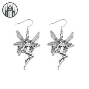 Boucle d’oreille Gothique Fée Alliage — Univers Gothique