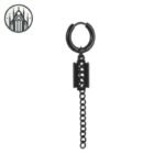 Boucle d&rsquo;oreille Gothique Plume Acier Inoxydable — Univers Gothique (vue 42)