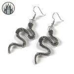 Boucle d&rsquo;oreille Gothique Serpent Femme Alliage — Univers Gothique (vue 3)