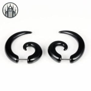 Boucles D’oreilles Gothique Araignée En Acier Inoxydable 316l