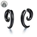 Boucles D’oreilles Gothique Araignée En Acier Inoxydable 316l