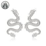 Boucles D’oreilles Gothique - Collection Sombre Qui Brille! - Argent