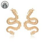 Boucles D’oreilles Gothique - Collection Sombre Qui Brille! - Doré