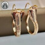 Boucles D’oreilles Gothique: Dent De Vampire Et Plus! - Doré