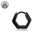 Boucle d&rsquo;Oreille Gothique Acier Inoxydable — Univers Gothique (vue 2)