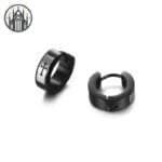 Boucles D’oreilles Gothique En Acier Inoxydable Robuste