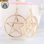 Boucles D’oreilles Gothique En Alliage De Zinc - Livraison Standard Offerte - Doré