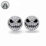 Boucle d&rsquo;oreille Gothique Jack Skellington Cuivre — Univers Gothique (vue 2)