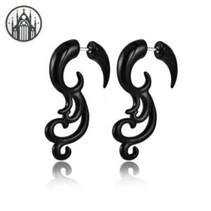 Boucle d&rsquo;oreille Gothique Baroque Acrylique — Univers Gothique