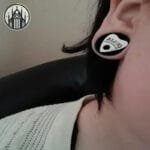 Boucles D’oreilles Gothique Tunnel De Corneille: Livraison Offerte!