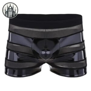 Boxer Gothique Simili Cuir Homme — Univers Gothique