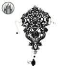 Bracelet Gothique Dentelle Romantique — Univers Gothique (vue 4)