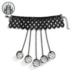 Bracelet Gothique Dentelle Vintage Noir — Univers Gothique (vue 3)