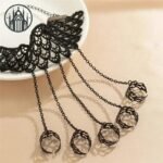 Bracelet Gothique Dentelle Vintage Noir — Univers Gothique (vue 7)