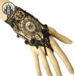 Bracelet Dentelle Noire Retro Chic