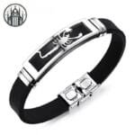 Bracelet Gothique à Balle: Charme Instantané - Argent