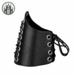 Bracelet Gothique Cuir Rose Romantique — Univers Gothique (vue 4)