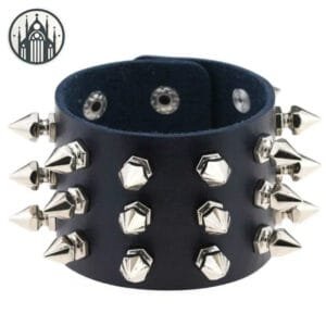 Bracelet Gothique Ajustable Aux Envies 3 Bracelet Gothique Ajustable Aux Envies - Noir
