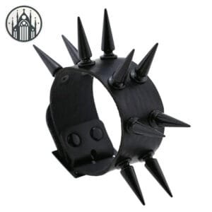 Bracelet Gothique Ajustable : Détails Soignés Et Style Unique 1 Bracelet Gothique Ajustable: Détails Soignés Et Style Unique - Thorn Black