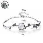 Bracelet Gothique Alien Sombre: Style Instantané! Argent