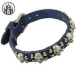 Bracelet Gothique: Charisme Instantané! Bleu