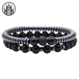 Bracelet Gothique Cuir Charme Énergétique — Univers Gothique