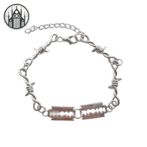 Bracelet Gothique Alliage Métal Découpé — Univers Gothique