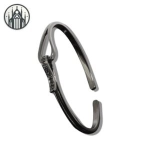 Bracelet Gothique Zircone Cubique Laiton — Univers Gothique