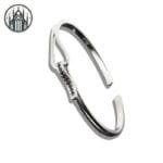 Bracelet Gothique En Zircone Cubique: Style Indomptable! Platine