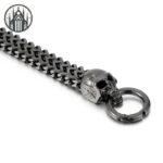 Bracelet Gothique Punk Acier Inoxydable Homme — Univers Gothique (vue 10)