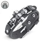 Bracelet Gothique Rivet: Charisme Instantané
