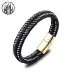 Bracelet Gothique Sombre: Style Chic Et Minimaliste - Doré 21cm