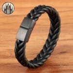Bracelet Gothique Sombre: Style Chic Et Minimaliste - Marron