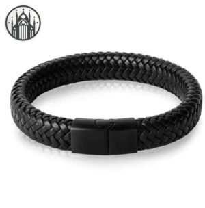 Bracelet Gothique Simili Cuir Minimaliste — Univers Gothique