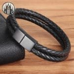 Bracelet Gothique Sombre: Style Chic Et Minimaliste - Noir 3