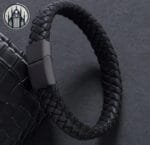 Bracelet Gothique Sombre: Style Chic Et Minimaliste - Noir