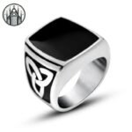 Bague Gothique Alliage Acier Inoxydable