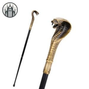 Canne Gothique Serpent Cobra — Univers Gothique