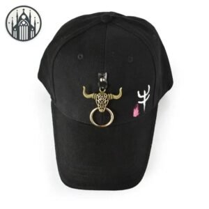 Casquette Gothique Tête Taureau 3D — Univers Gothique