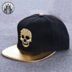 Casquette Gothique Crâne Impression 3D — Univers Gothique (vue 7)