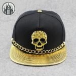 Casquette Gothique Crâne Impression 3D — Univers Gothique (vue 2)